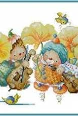 Lanarte 23009 Violin and Violets by Maria van Scharrenburg XSD/PCS