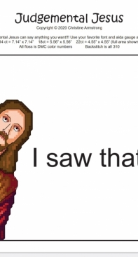 Judgmental Jesus by Christine Armstrong