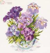 Riolis 1071 Iris Bouquet