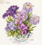 Riolis 1071 Iris Bouquet