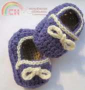 Crochet Dreamz- Baby Boy Slippons Booties- Free