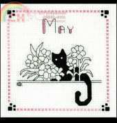 Calico Crossroads - Mini-Kats Bloomin Kat (May) XSD