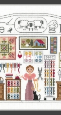 Jardin Privé - FT110 - Broderie Mercerie by Nathalie Cichon