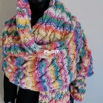 Rainbow ribbon scarf - Ruta Sabaliauskaite - Ruta Sab