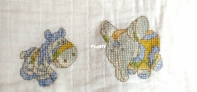 muslin cloths I made for my son