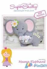 Super Skatting No.#P16034 Mama Elephant Dutch/ English/ Portuguese