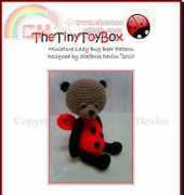The Tiny Toy Box - Stefanie Devlin - Miniature Lady Bug Bear