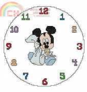 Baby Mickey Mouse Clock PCS