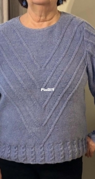 blue sweater