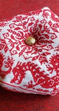 Siren Stitchworks - Year Of The Dragon Biscornu -