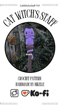 Cat Witches Sraff by Handmade by Nikelle