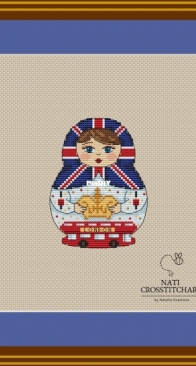 Nesting Doll England by Natalya Kosareva