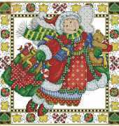 Mama Christmas by Joan Elliott from The World of Cross Stitching TWOCS 104 XSD