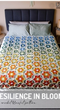 The Loopy Stitch - Emily Littlefair - Resilience in Bloom Blanket