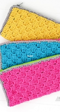 Winding Road Crochet - Lindsey Dale - C2C Zipper Pouch - Free