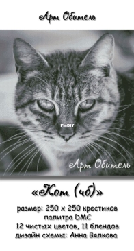 Art residence - Cat b/w by Anna Vyalkova