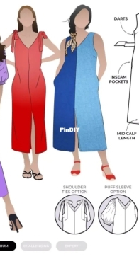 Style Arc - Esther Woven Dress - Sizes 4-16