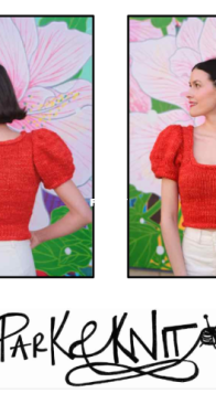 Puff Puff Princess Blouse by Park Williams - Park&Knit
