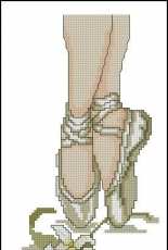Ballerina and narcissus (brown)