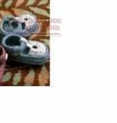 Hook Candy Crochet -Sylver Santika - baby Sandals Booties