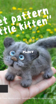 AuntieBeeToys - Yana Martovytska - The little kitten