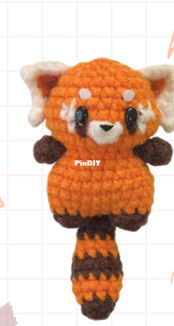 knot sew binka - Bini binka - Red panda