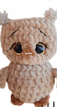 Anastasia Zmerzlyuk - Анастасия Змерзлюк - keychain owl - брелок сова - Russian