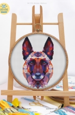 Awesome Pattern Studio C749 - Mandala Belgian Malinois