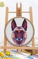 Awesome Pattern Studio C749 - Mandala Belgian Malinois