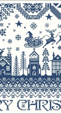 Tinsel Cross Stitch - Merry Christmas