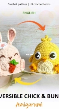 Chibiscraft - Febby Kurniawati Pranajaya - Reversible Reversible Check and Bunny