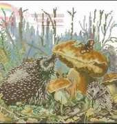 Lanarte 34823 Hedgehog and Mushrooms XSD