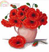Sdelano (Made with Love)  CV-016 Maki (Poppies)