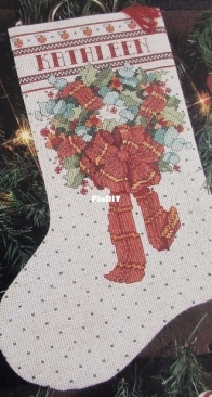 Tartan Magic Christmas Stocking from American School of Needlework 3547 - Christmas Stockings XSD
