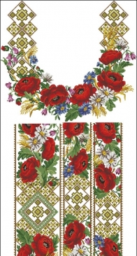 Merejka - 12-20 Embroidered Dress or Blouse XSD