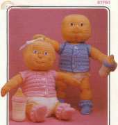 Annies Pattern Club 87F60 Bitty Baby & Diaper Set