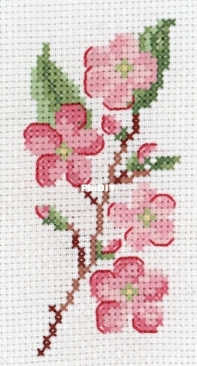 DMC FCE-0702 - Cherry Tree Flowers- Free