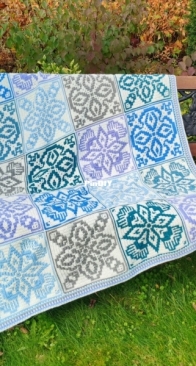 Gek op Haken - Carolien Boele - Mosaic Magic Blanket - Mozaïek Magie Deken - Dutch