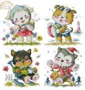Soda SO-3196 Four Seasons Dogs