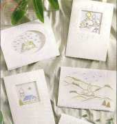 La Riviere - Erica Fortgens - Kerstkaarten borduren op papier (Christmas cards embroidery on paper) - Dutch