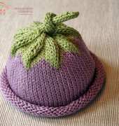 RandomStitches-Berry Baby Hat by Michele Sabatier-Free
