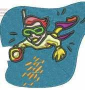 Diving - Machine Embroidery/ME