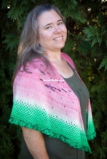 Slice of Summer Shawl by Brenda Vanlerberghe-Free