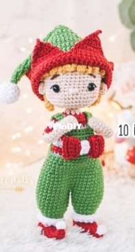 Guichai Crochet Dolls - Armano Ginji - Teechalit Wattanawongwisut - Christmas Boy Buddy