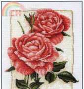 DMC BK105 Cottage Rose in Bloom