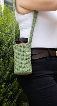 Winding Road Crochet - Lindsey Dale - Growing Vines Water Bottle Holder - Free