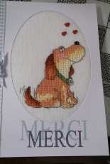 Love me, love my dog - thank you card