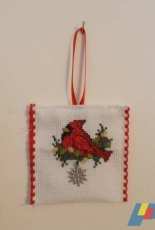 Cardinal ornament