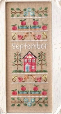 Country Cottage Needleworks CCN - Sampler of the Month - September PCS