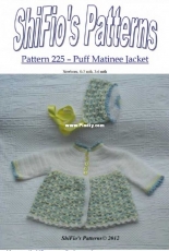 Shifio Pattern - No 225 - Puff Matinee Jacket